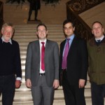 Photo shows left to right: Martyn Howat, Paul Givan, Richard Ali and Tommy Mayne